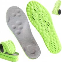 Palmilhas Giwytey 4D Cloud de Espuma com Memória e Suporte de Arco Palmilhas Giwytey 4D Cloud de Espuma com Memória e Suporte de Arco