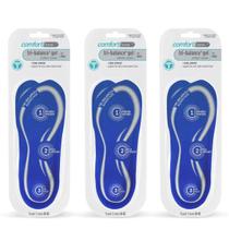 Palmilhas ortopédicas Comfort Zone Tri-Balance Gel para homens Palmilhas ortopédicas Comfort Zone Tri-Balance Gel para homens