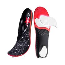 Palmilhas Ortopédicas Esportivas com Gel PU - Absorção de Impacto, Respirável e Suporte de Arco