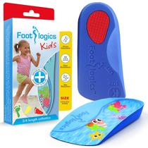 Palmilhas ortopédicas Footlogics Fun Kids com suporte de arco