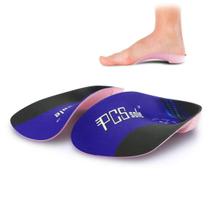 Palmilhas ortopédicas para sapatos, sola de PC, suporte de arco alto, 3/4 de comprimento