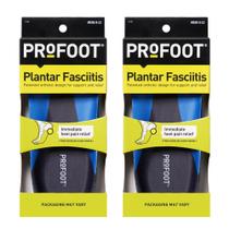 Palmilhas ortopédicas PROFOOT para fascite plantar masculinas 8-13, 2 pares