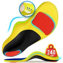 Palmilhas para fascite plantar NEUPU 110+kg de espuma viscoelástica unissex Palmilhas para fascite plantar NEUPU 110+kg de espuma viscoelástica unissex