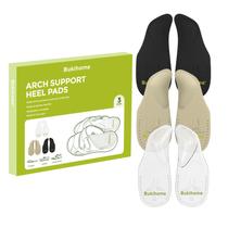 Palmilhas para sapatos Bukihome Arch Support Gel, 3 pares de adesivo Palmilhas para sapatos Bukihome Arch Support Gel, 3 pares de adesivo