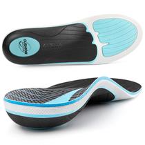 Palmilhas PCSsole para fascite plantar, suporte pesado de arco alto