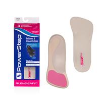 Palmilhas PowerStep Slenderfit 3/4 de comprimento cáqui femininas 6,5-7,5 Palmilhas PowerStep Slenderfit 3/4 de comprimento cáqui femininas 6,5-7,5