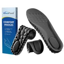 Palmilhas VivoFoot, 2 pares de espuma 4D Cloud Soles, antifadiga