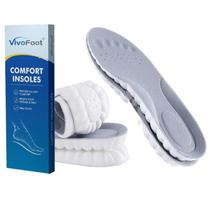 Palmilhas VivoFoot 4D Cloud Soles Foam Antifadiga para alívio da dor