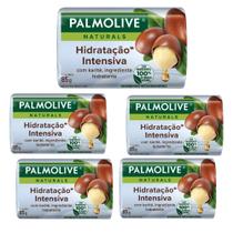 Palmolive sabonete em barra hidratação intensa naturals são 5 unidades de 85 gramas cada.