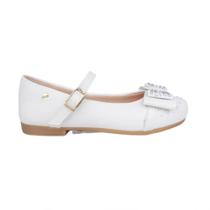 Pampili Sapato Angel Strass Laco Branco