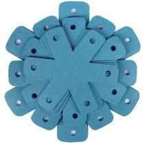 Pan Pot Protectors BYKITCHEN, conjunto de 12 feltros de poliéster ciano Pan Pot Protectors BYKITCHEN, conjunto de 12 feltros de poliéster ciano