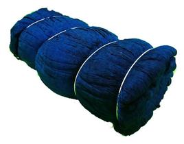Panagem de Rede Pesca 210/48x90x33 Alt 5,94m AZUL Malha 18cm esticada e 90mm entre nós