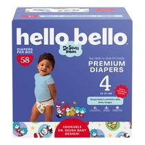 Pañales Hello Bello Dr. Seuss para Bebés Talla 4 Paquete de 58