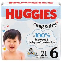 Pañales Huggies Snug & Dry Talla 6, Paquete con 21 Unidades Pañales Huggies Snug & Dry Talla 6, Paquete con 21 Unidades