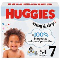 Pañales HUGGIES Snug & Dry Talla 7, 54 Unidades, Más de 18.6 kg Pañales HUGGIES Snug & Dry Talla 7, 54 Unidades, Más de 18.6 kg