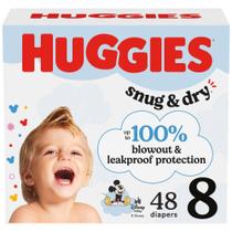 Pañales Huggies Snug & Dry Talle 8 Pack de 48