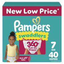 Pañales Pampers Swaddlers 360 Talla 7 Pull-On, Paquete con 40