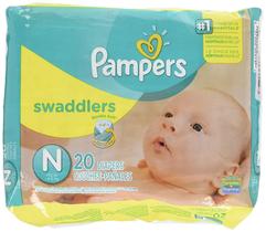 Pañales Pampers Swaddlers para Recién Nacido hasta 4.5 kg 20 Unidades