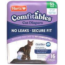 Pañales para Gatos Hartz Confortables Talla XS 16 Unidades Protección 16h