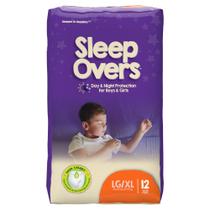 Pañales para Incontinencia Juvenil para Noches de Estadía LG/XL, Paquete de 12