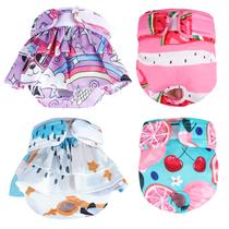 Pañales para Perro XPCARE Reutilizables, Absorbentes y Antifugas, Paquete de 4
