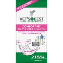 Pañales para Perros Vet's Best Comfort Fit Extra Pequeño 12 Unidades Pañales para Perros Vet's Best Comfort Fit Extra Pequeño 12 Unidades