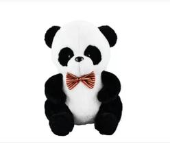 Panda de Pelúcia com Gravata Borboleta Sentado 23cm BBL1591-23- Fofy Toys