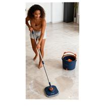 Panda Esfregão com balde Sistema separado água suja de água limpa 360 rotação sem lavar as mãos espremer desidratação automática secagem Panda Esfregão com balde Sistema separado água suja de água limpa 360 rotação sem lavar as mãos espremer desidratação automática secagem