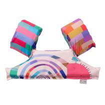 Panda pool - boia tripla infantil - pig pink -