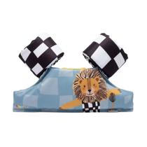 Panda pool - boia tripla infantil - selva quadriculada - Panda pool - boia tripla infantil - selva quadriculada -