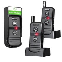 PANDAAR Campainha Sem Fio, Intercomunicadores Sem Fio para Casa com Alcance de 1500m, Sistema de Intercomunicação com Bateria Recarregável, 3 Níveis de Volume, 20 Toques para Residência, Sala de Aula e Negócios PANDAAR Campainha Sem Fio, Intercomunicadores Sem Fio para Casa com Alcance de 1500m, Sistema de Intercomunicação com Bateria Recarregável, 3 Níveis de Volume, 20 Toques para Residência, Sala de Aula e Negócios