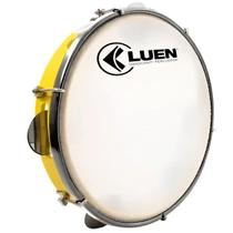 Pandeiro 10" ABS Amarelo Platinela Aço Leitosa 40062-AM - Luen