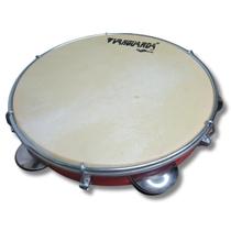 Pandeiro 10 Abs Vermelho Pele Couro Natural Vanguarda Pandeiro 10 Abs Vermelho Pele Couro Natural Vanguarda
