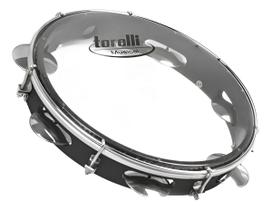 Pandeiro 10'' Injetado Em Abs Com Pele Cristal Torelli Tp348 Pandeiro 10'' Injetado Em Abs Com Pele Cristal Torelli Tp348