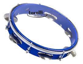 Pandeiro 10'' Injetado Em Abs Com Pele Cristal Torelli Tp348