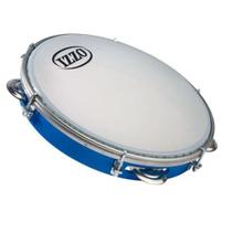 Pandeiro 10" Izzo 6467 - ABS Azul com Pele Leitosa Branca - samba pagode