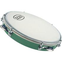 Pandeiro 10" Izzo 6470 - ABS Verde com Pele Leitosa Branca - samba pagode