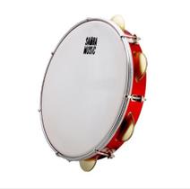 Pandeiro 10 Madeira P. Leitosa c/ 7 afin - Samba Music PHX - PHOENIX