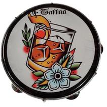 Pandeiro 10 Polegadas Pele Leitosa Vip Tattoo Drink Pandeiro 10 Polegadas Pele Leitosa Vip Tattoo Drink