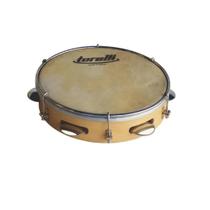 Pandeiro 10 polegadas TORELLI -- TP-300 -- Injetado -- Pele Animal