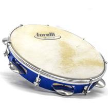 Pandeiro 10 Torelli Abs Pele Animal Tp300