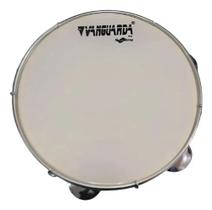 Pandeiro 10'' Vanguarda Pele Leitosa