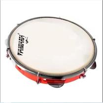 Pandeiro 10" Vermelho Pele Leitosa - Spanking Pandeiro 10" Vermelho Pele Leitosa - Spanking