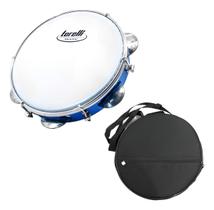 Pandeiro 8 Injetado Em Abs Torelli ul Tp809 Com Capa Luxo