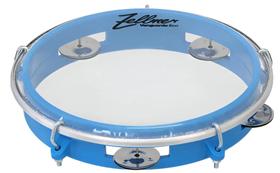 Pandeiro 8 Polegadas Pele Transparente Abs Zellmer Azul Azul Pandeiro 8 Polegadas Pele Transparente Abs Zellmer Azul Azul