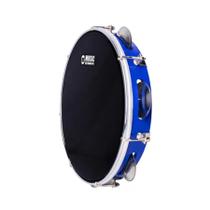 Pandeiro ABS 10 Azul Pele Poly Preta PHX