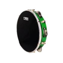 Pandeiro ABS 10 Verde Pele Poly Preta PHX