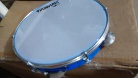 Pandeiro ABS azul 10" - Vangiarda