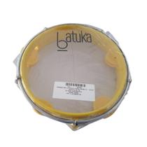 Pandeiro abs junior pele cristal amarelo 08" batuka ean: 7908334114611 - LUEN