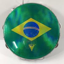 Pandeiro Acrílico 12 Pele Brasil Azul PHX m! 97A